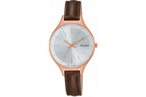 Pulsar watch 2024 leather strap