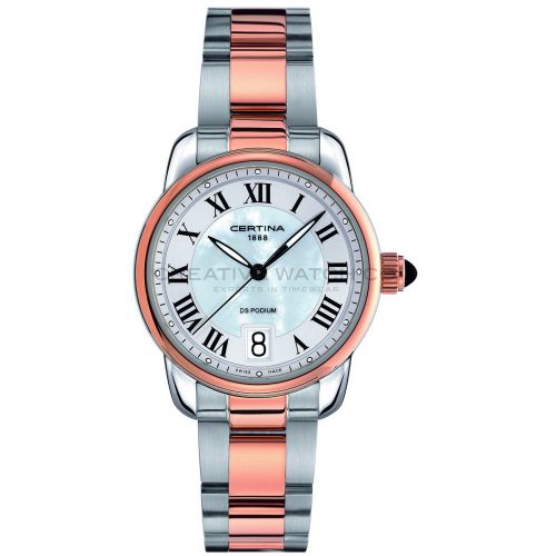 Certina DS Podium women s swiss sport watch in two tone rose