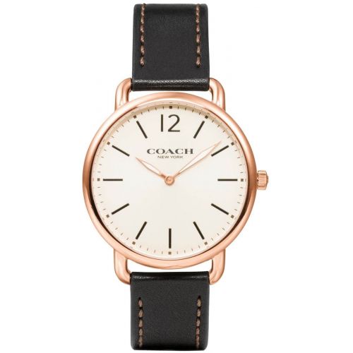 Coach delancey 2024 watch leather