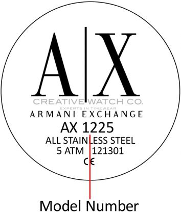 armani exchange ax2104 battery